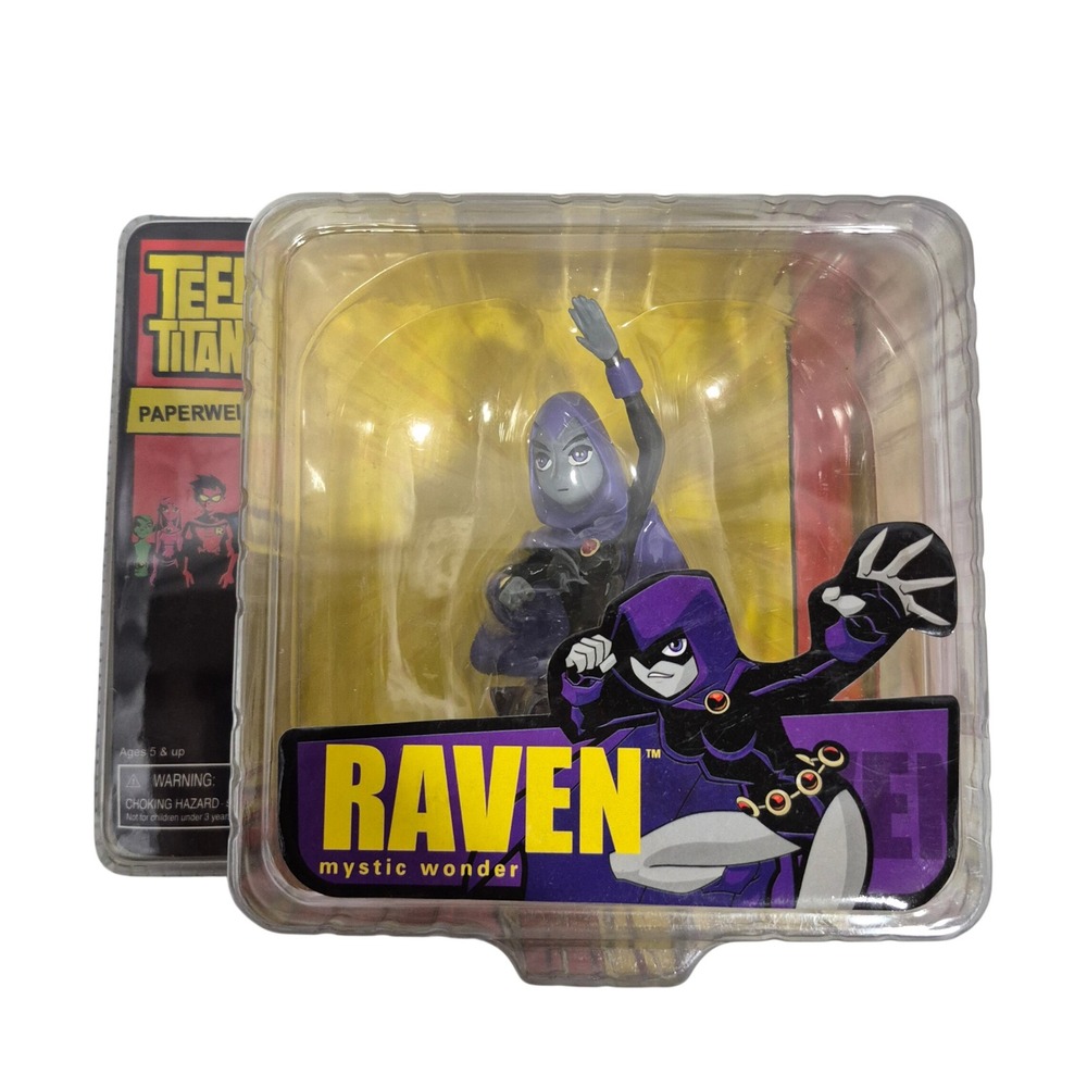 Raven Teen Titans Interlocking Paperweight Bust Monogram Masterworks